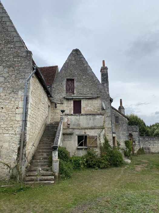 façade ouest, vue partielle