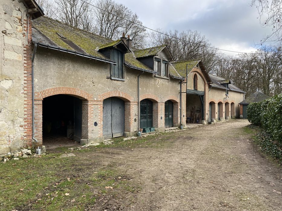 communs, aile nord, façade sud