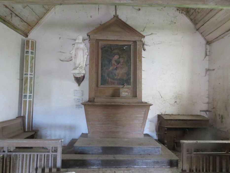 maître-autel, retable, tableau : Vierge à l’Enfant