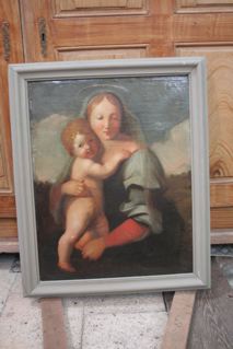 tableau : Vierge à l’Enfant