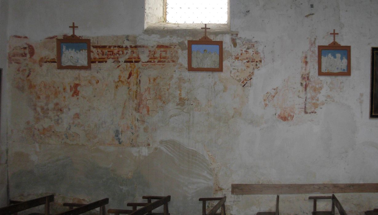 peinture monumentale de la nef, mur sud-est