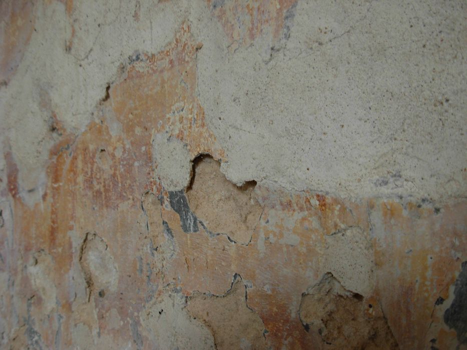 peinture monumentale de la nef, détail du mur sud-est
