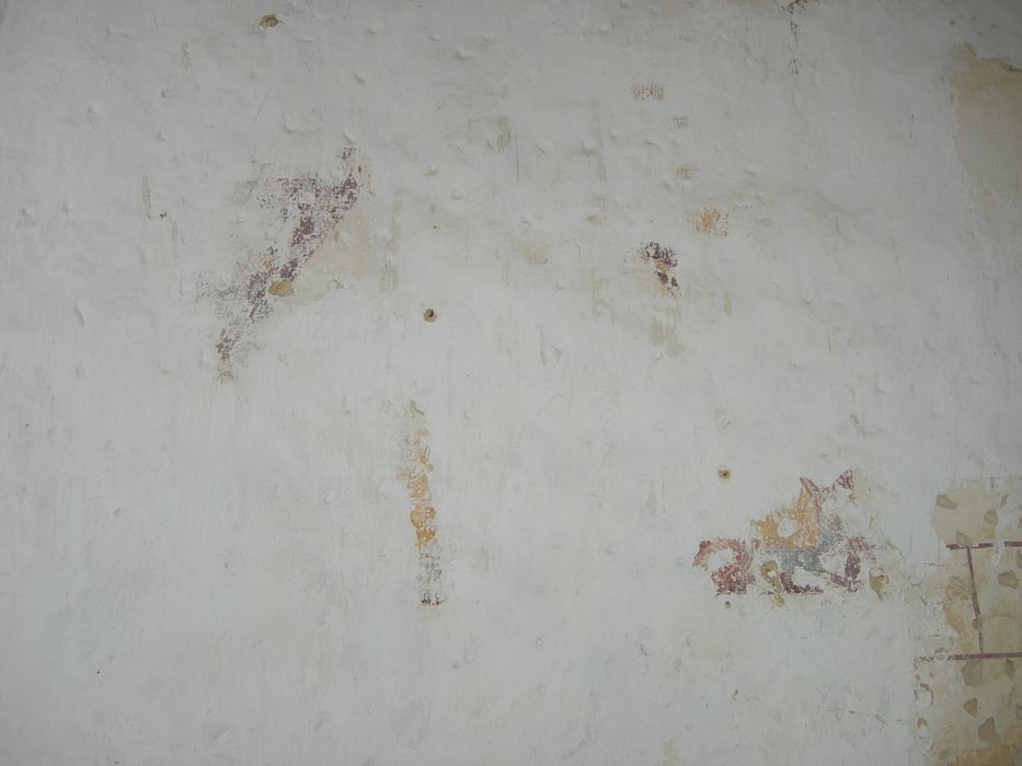 peinture monumentale de la nef, mur sud-est, vue partielle