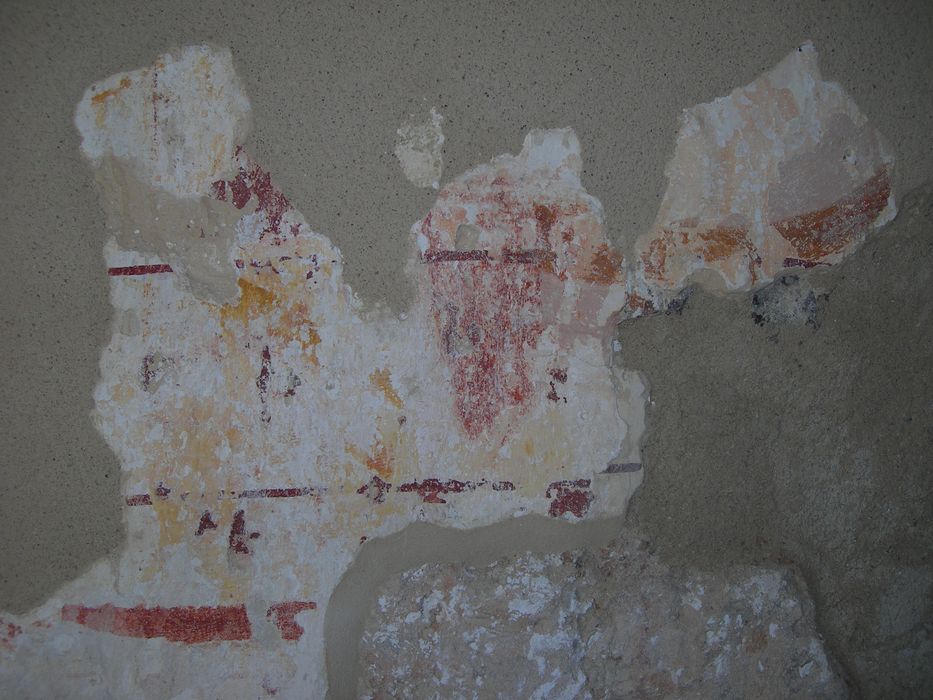 peinture monumentale de la nef, détail du mur sud-est