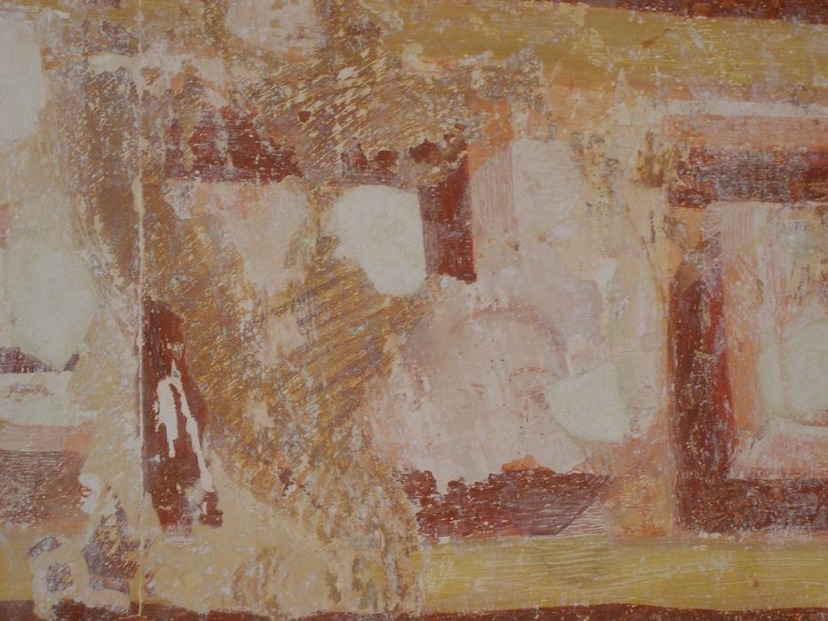 peinture monumentale de la nef, détail du mur sud-est