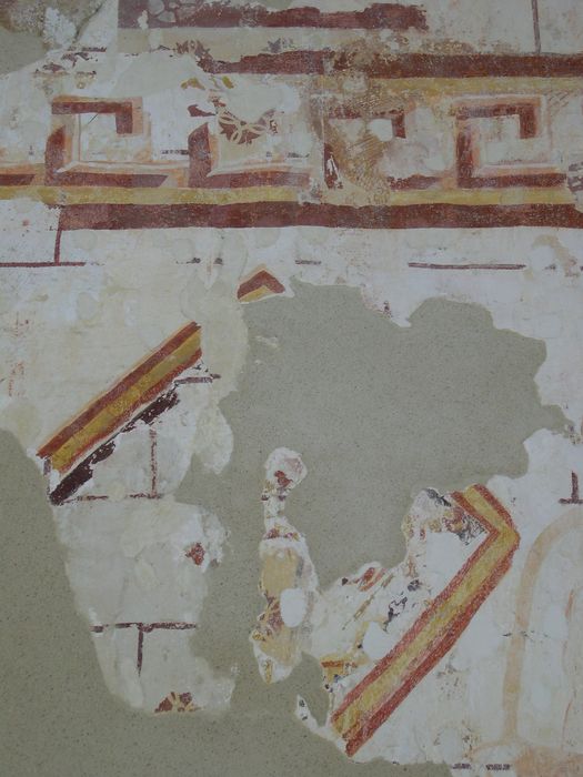 peinture monumentale de la nef, détail du mur sud-est