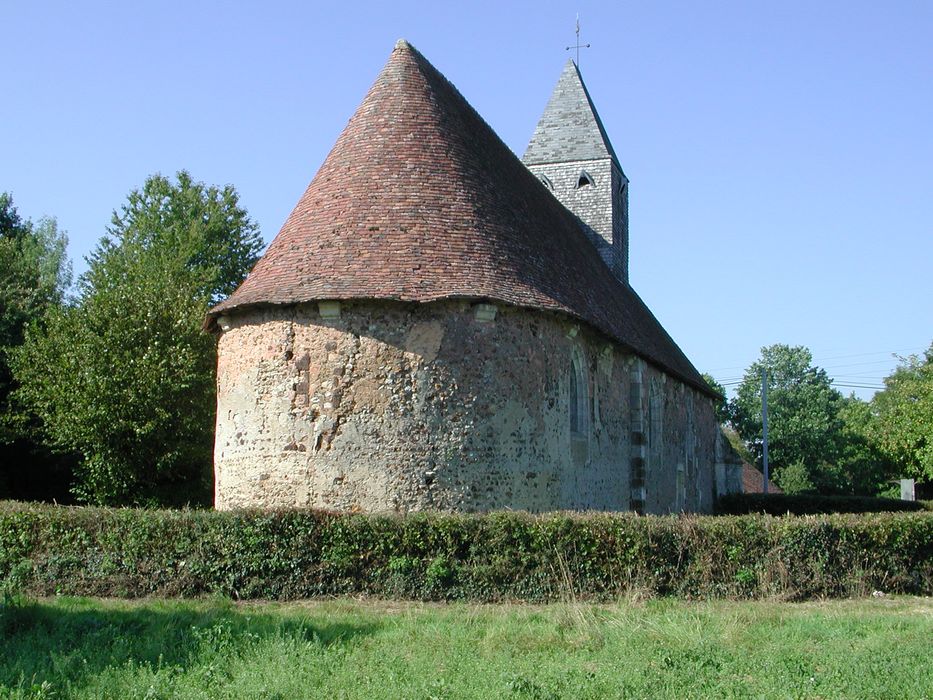 Eglise Notre-Dame de Villevillon : Chevet, vue générale