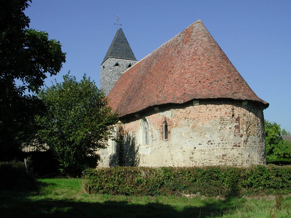 Eglise Notre-Dame de Villevillon : Ensemble sud-est, vue générale