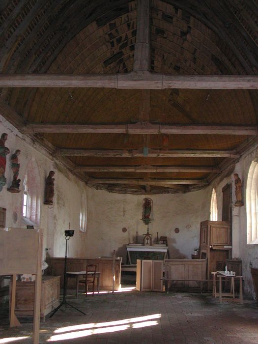 Eglise Notre-Dame de Villevillon : Nef, vue générale