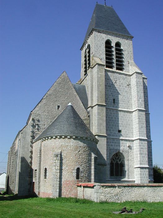 Eglise Saint-Sébastien : Chevet, vue générale