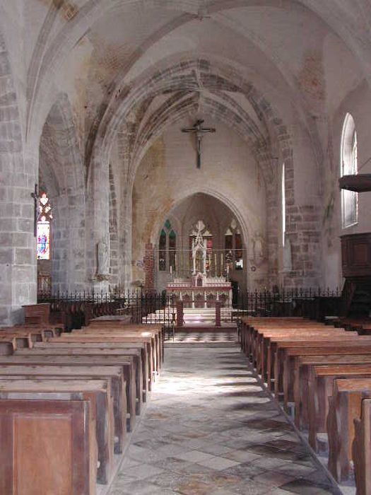 Eglise Saint-Sébastien : Nef, vue générale