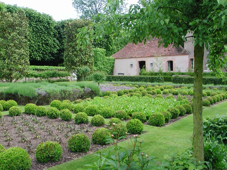 Château : Potager, vue générale