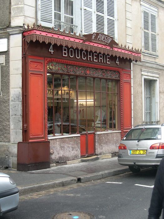 "Boucherie "Pinson" : Devanture, vue générale"