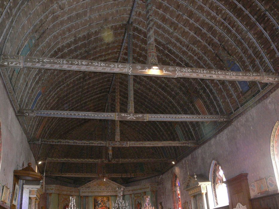 Eglise Saint-Georges : Charpente, vue générale