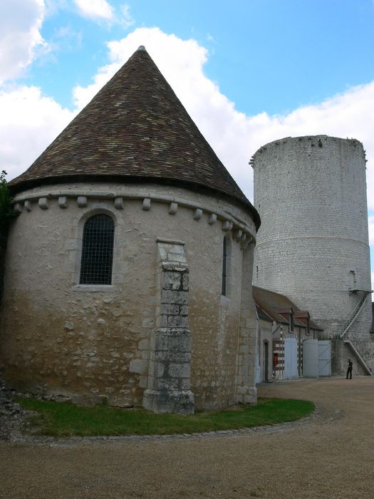 Chapelle du château : Chevet, vue générale