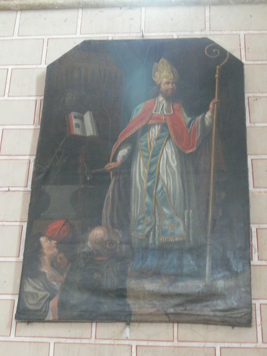 Retable nord et son tableau : Saint Eloi