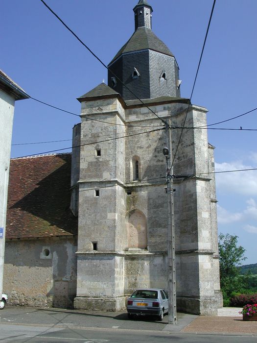 Eglise Notre-Dame : clocher, élévation nord-ouest, vue générale