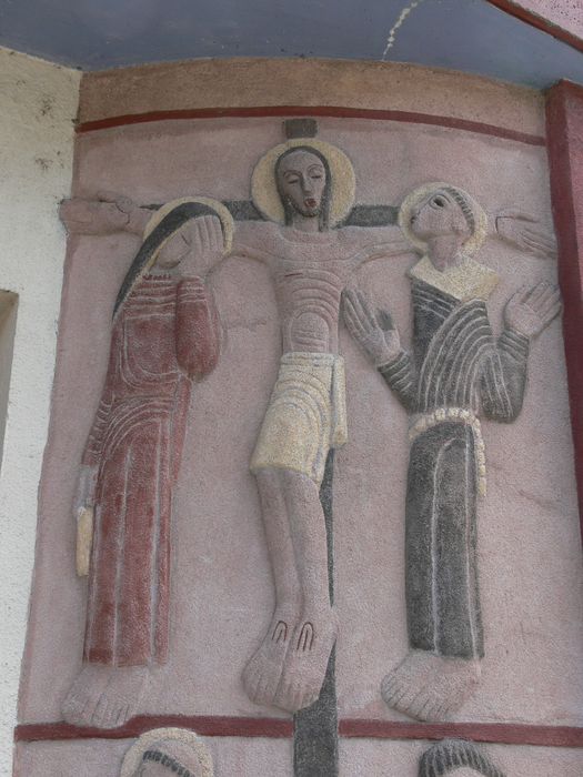 Eglise Saint-Lazare : Portail occidental, détail