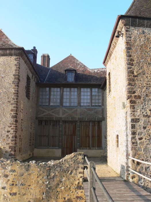 Château de la Gadelière : Ensemble sud, vue partielle