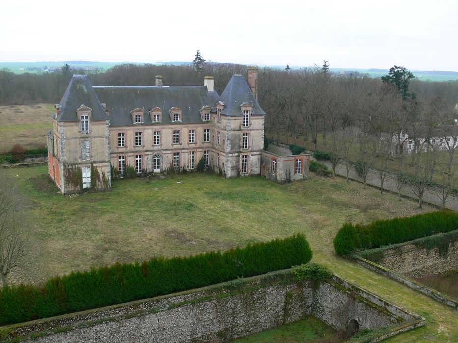 Château du Boullay-Thierry : Ensemble nord, vue générale