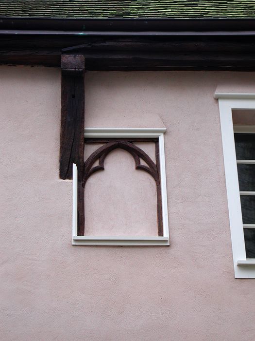 Maison canoniale : Façade, détail