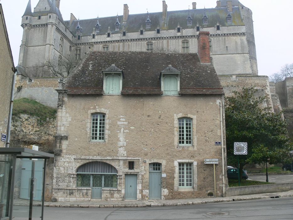 Maison Renaissance dite des Architectes du Château : Façade sur rue, vue générale