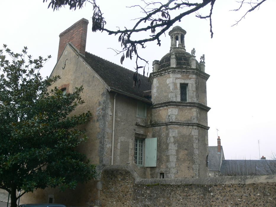 Maison Renaissance dite des Architectes du Château : Façade postèrieure, vue générale