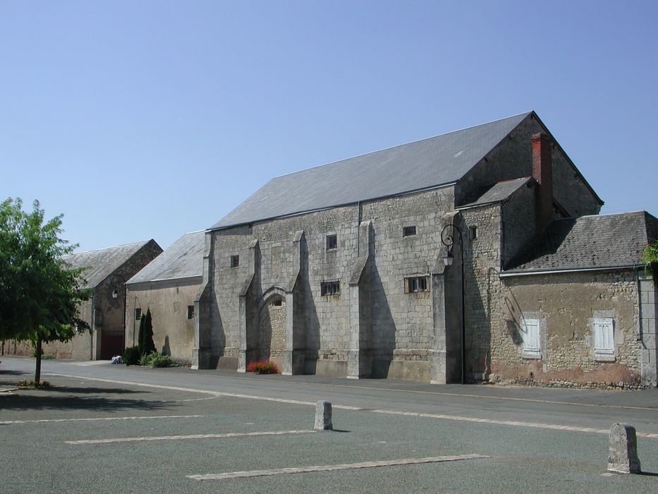 Ancienne grange dîmière : Façade sud-est, vue générale