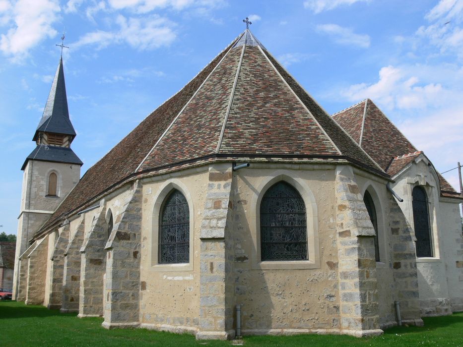 Eglise Saint-Martin : Chevet, vue générale