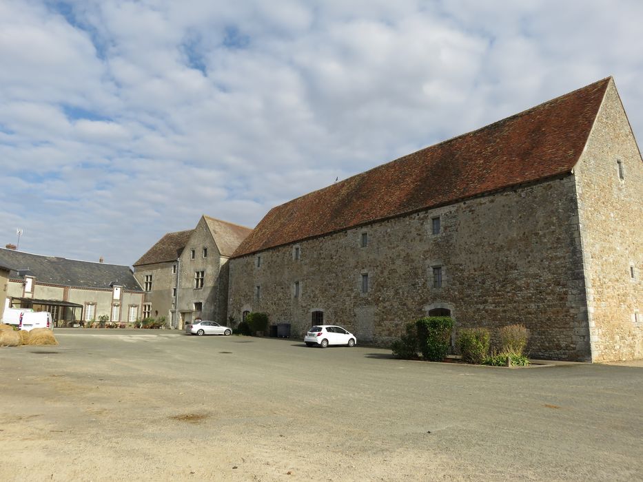 Ancienne abbaye du Bois : Grange, ensemble ouest, vue générale