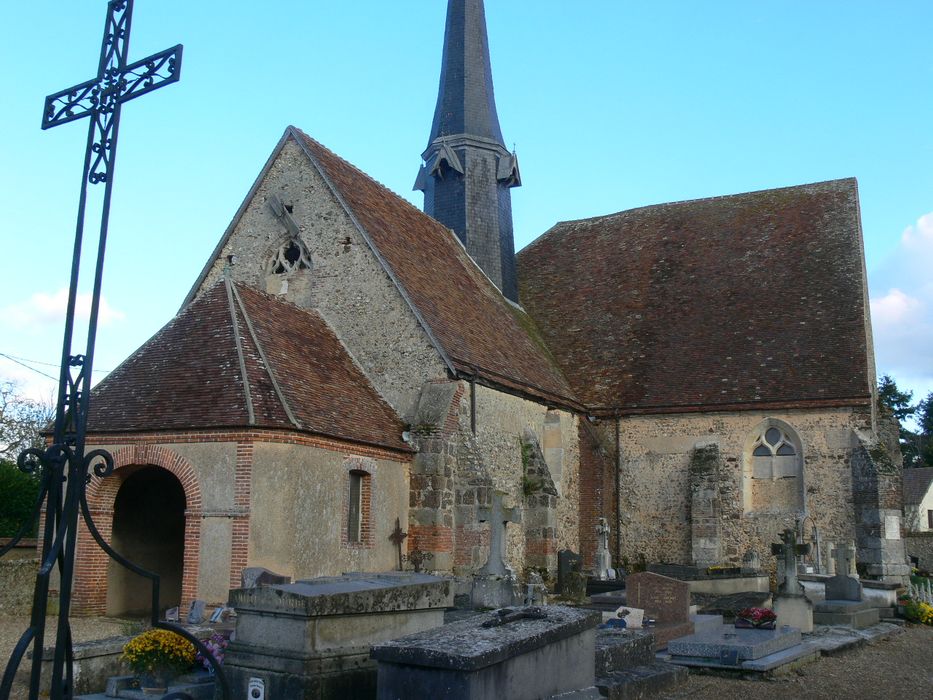 Eglise Notre-Sauveur : Ensemble sud-ouest, vue générale