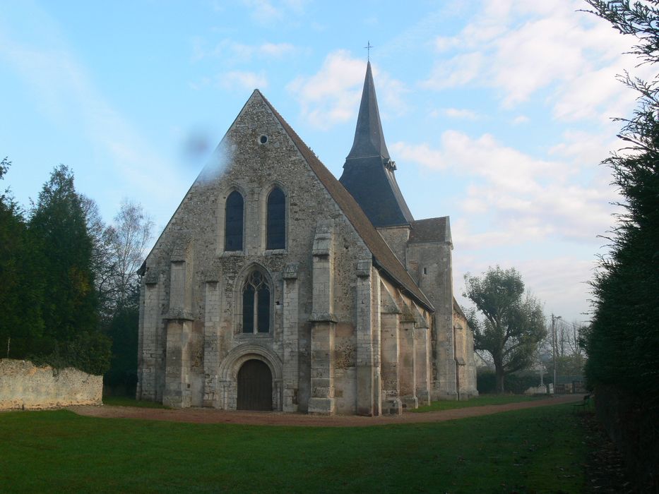 Eglise Saint-Blaise : Façade occidentale, vue générale