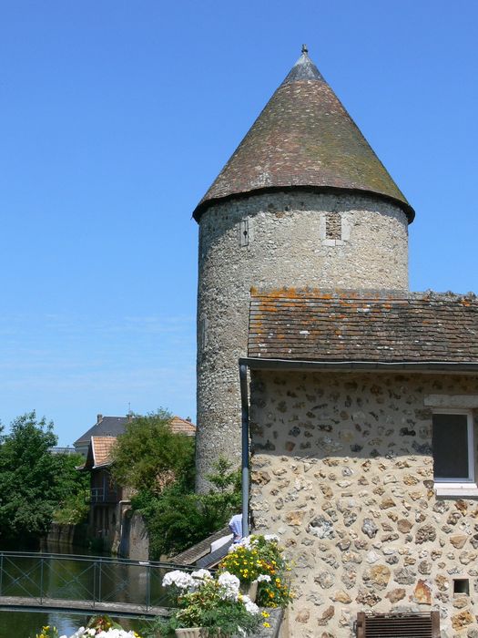 Vestiges de fortifications : Vue générale de la tour du Roi