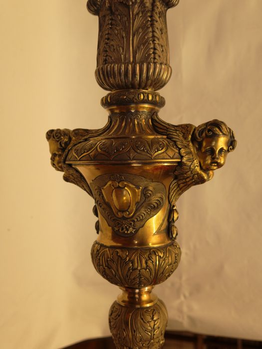 Croix de procession : vue partielle du noeud