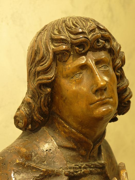 Saint Jean : vue de face en buste