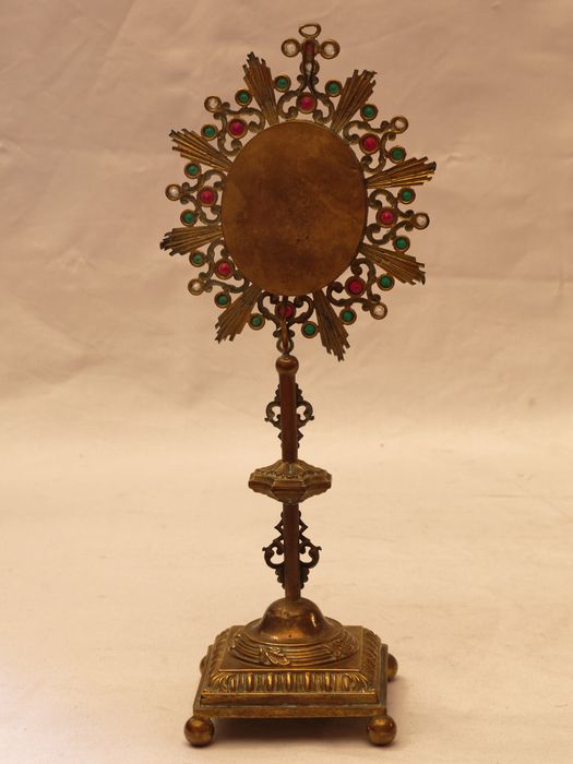 Reliquaire-monstrance : vue de dos