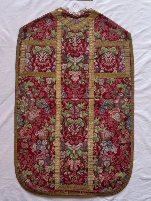 Chasuble : vue générale du revers
