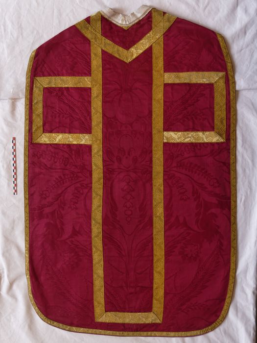 Chasuble : vue du revers