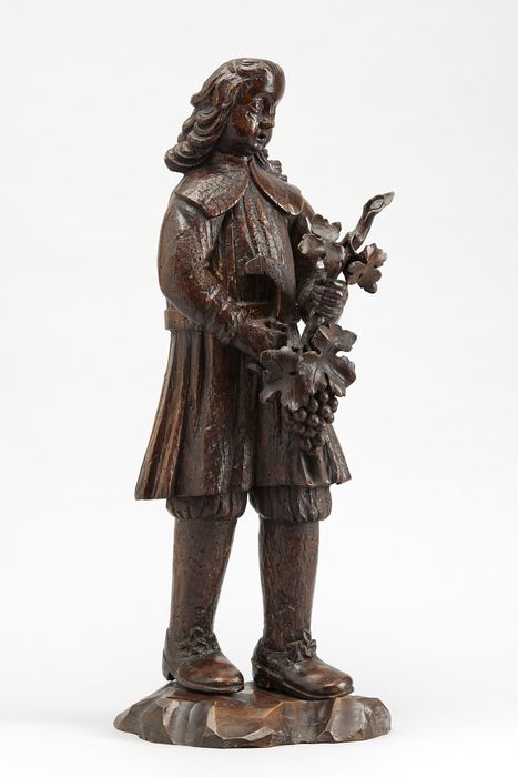 Statuette (Saint Vernier) : vue générale - © conservation régionale des Monuments historiques Bourgogne-Franche-Comté ; © archevêché de Besançon