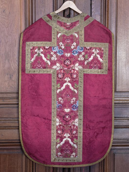 Chasuble (ornement rouge) : le revers
