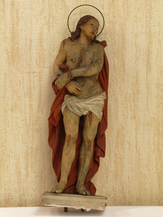 Statuette (Christ aux liens) : vue générale - © conservation régionale des Monuments historiques Bourgogne-Franche-Comté