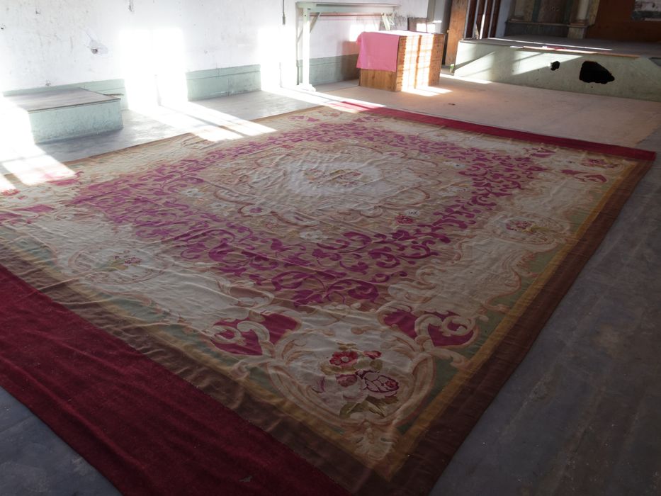Tapis de sol : vue générale - © conservation régionale des Monuments historiques Bourgogne-Franche-Comté
