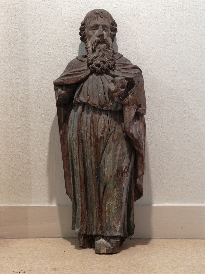 statue : Saint personnage (inv. 251) - © Ministère de la Culture (France), Direction régionale des affaires culturelles de Bourgogne-Franche-Comté – Diffusion restreinte