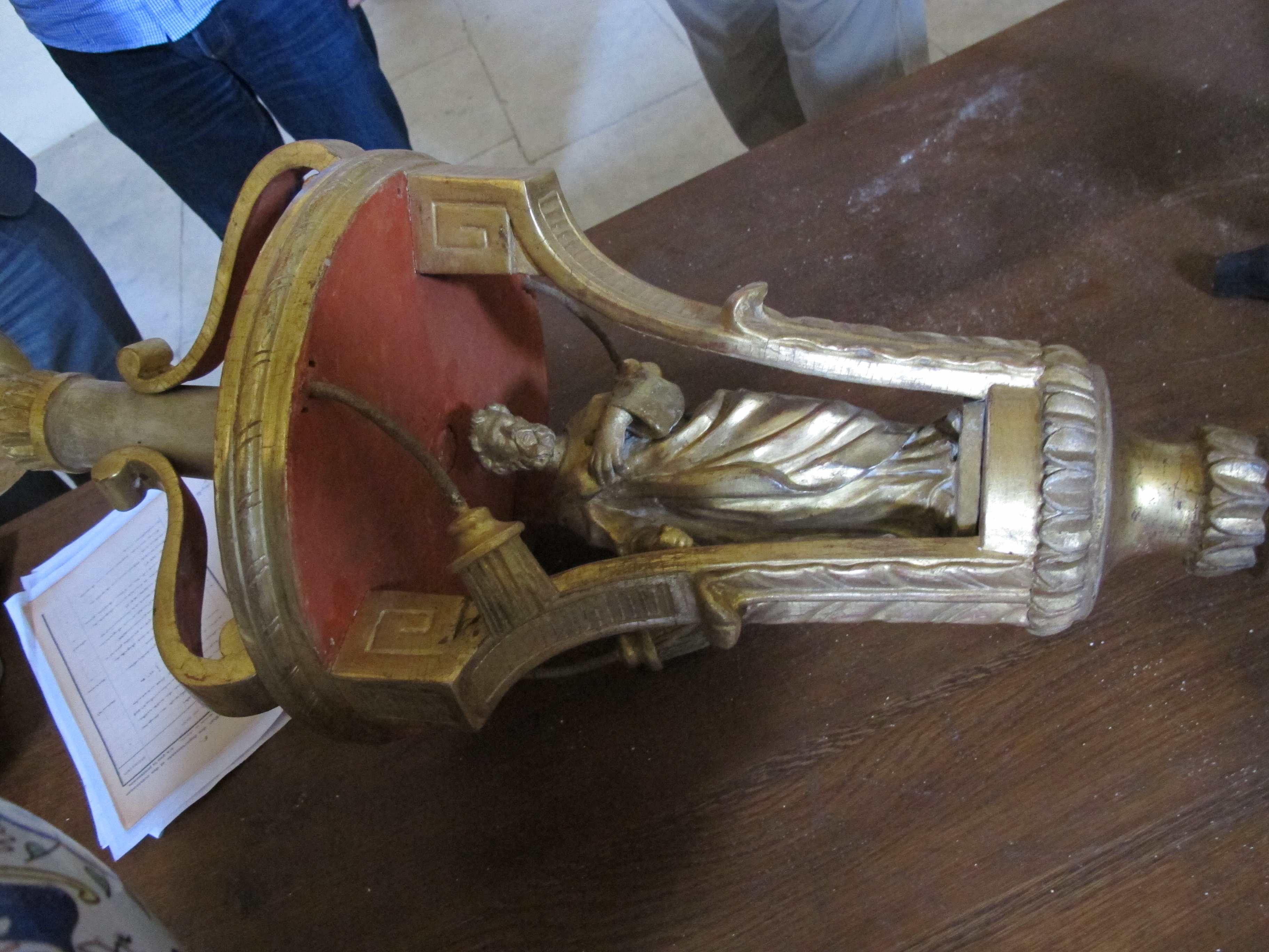 Bâton de procession de Saint Joseph - © Ministère de la Culture (France), Direction des Affaires Culturelles de Bourgogne-Franche-Comté – Tous droits réservés