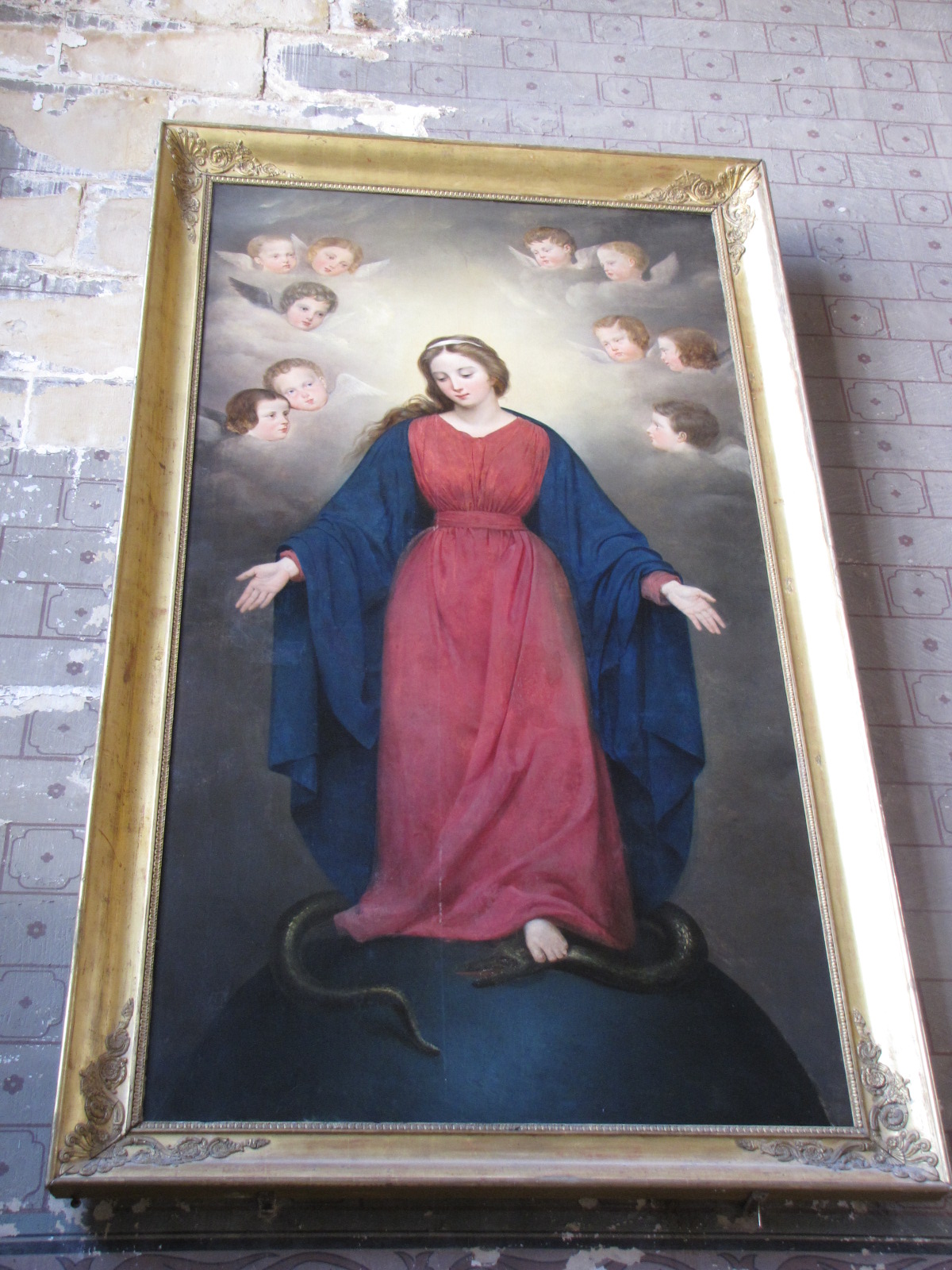 tableau : Vierge de l'Immaculée Conception