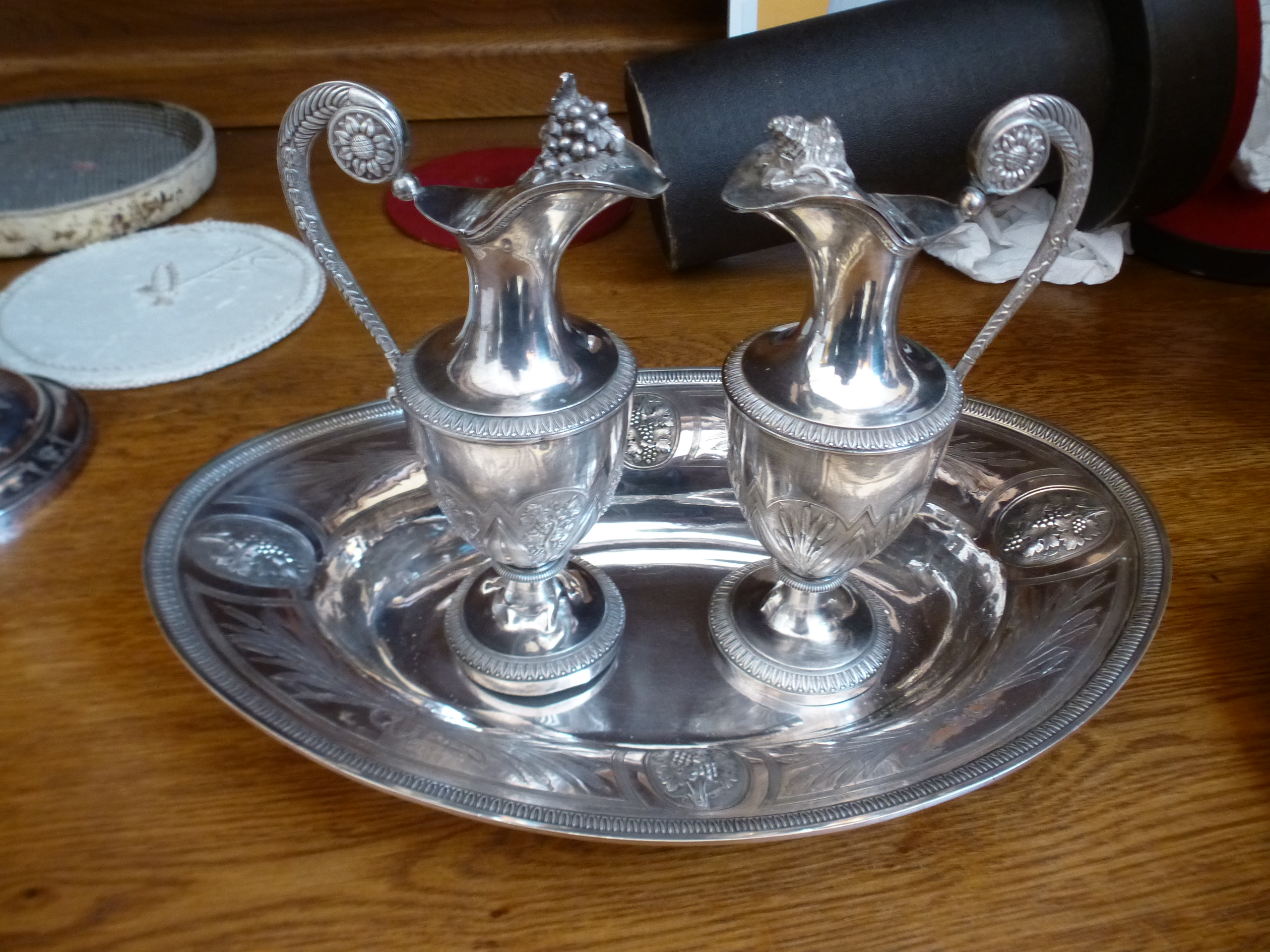 burettes et plateau