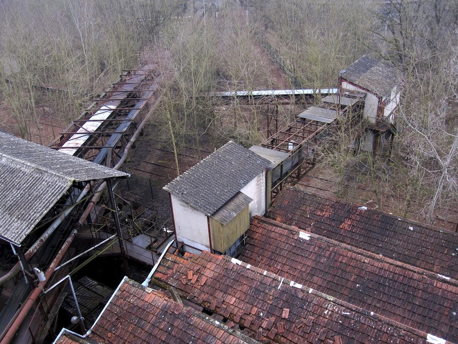 toitures dans la partie nord du lavoir