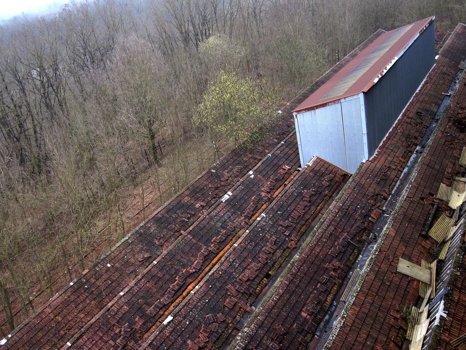 toitures dans la partie nord du lavoir