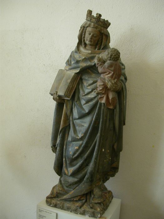 statue : Vierge à l'Enfant - © Ministère de la Culture (France), Direction régionale des affaires culturelles de Bourgogne-Franche-Comté, tous droits réservés