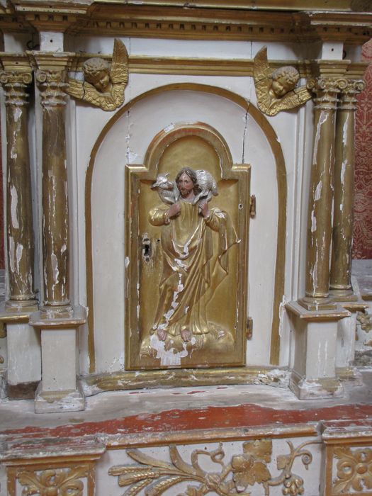 tabernacle, vue partielle - © Ministère de la Culture (France), Direction régionale des affaires culturelles de Bourgogne-Franche-Comté, tous droits réservés